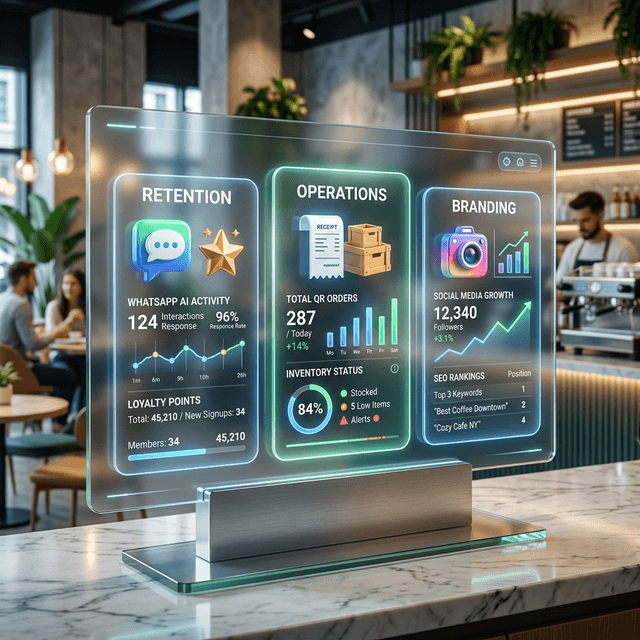 Cafe Growth Analytics Dashboard